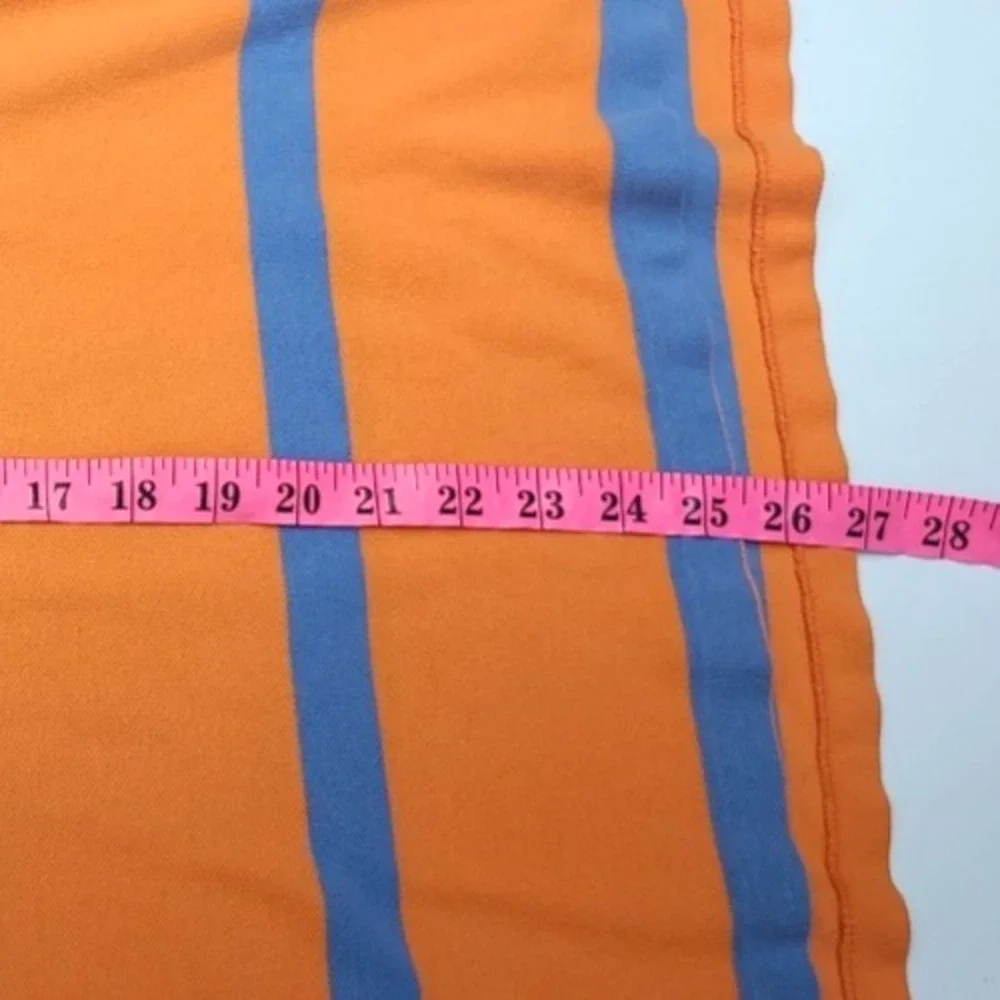 Polo By Ralph Lauren Boys XL 18 20 Polo Style Shirt‎ Orange Blue Stripe